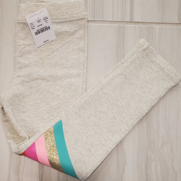 Girls' everday leggings with rainbow patch - Picture 4 of 4